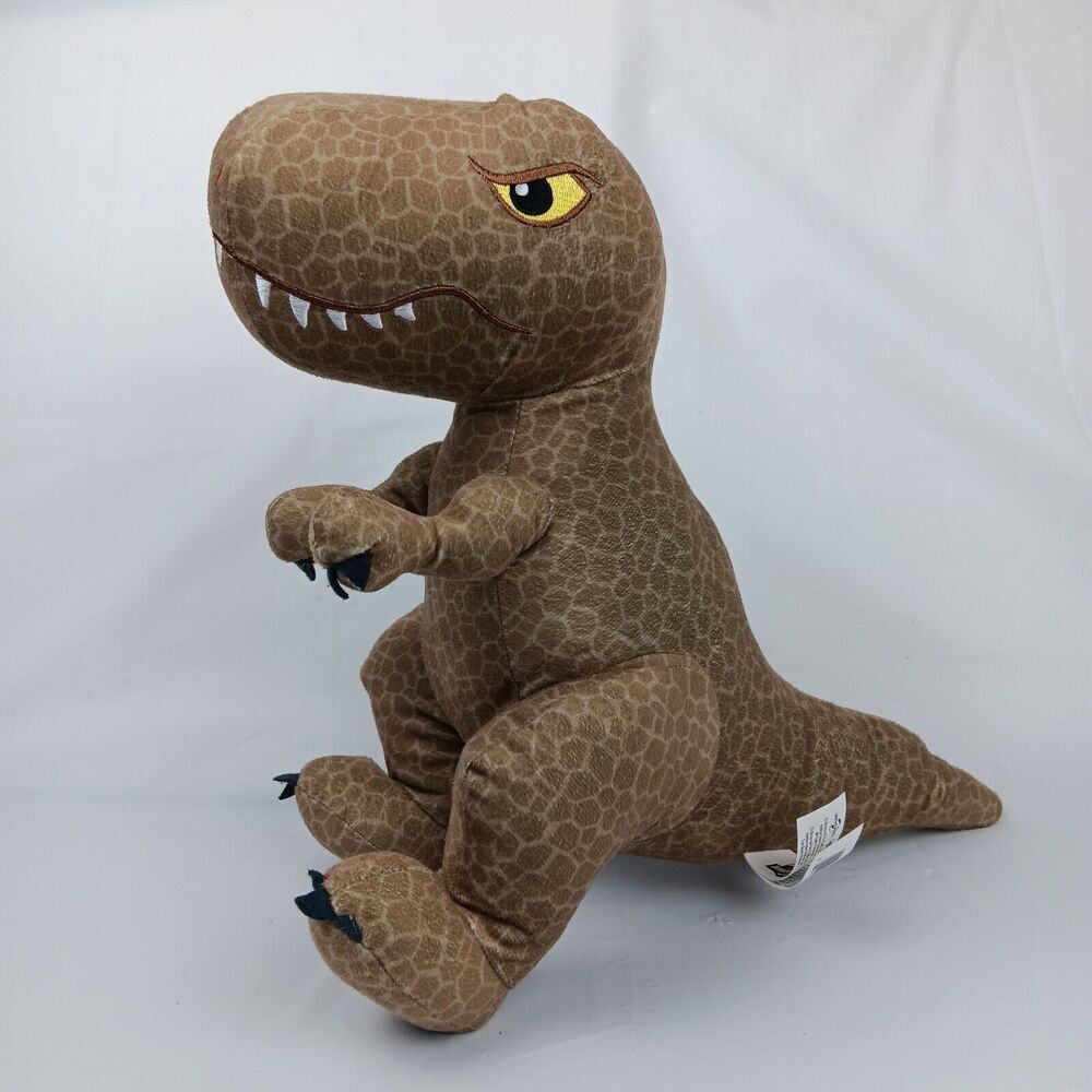 Jurassic World Velociraptor Dinosaur Plush Brown 13 in Stuffed T Rex
